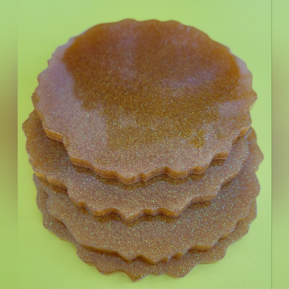 Eposy Resin Set of 4 Coasters